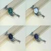 Fairy Tale Animal Brooch Pendant In Purple Crystal And Agate For Fashion Lovers