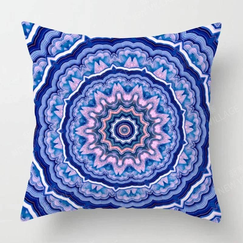 

Осенний Домашний Декор Осенний Декор Гостиной Наволочка для Декоративной Подушки Диван Бохо Наволочка Мандала 66x66cm