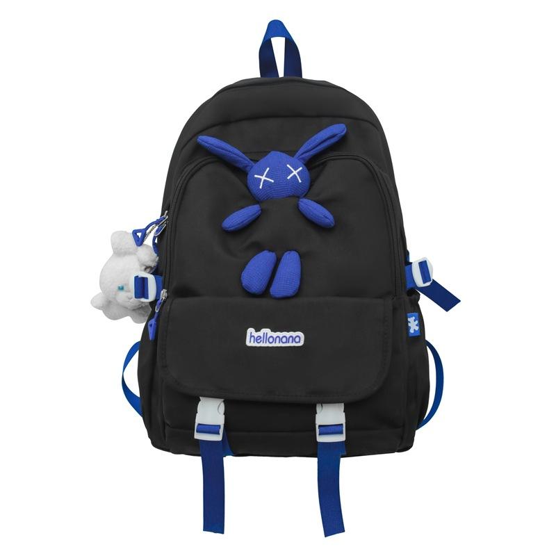 

Новый рюкзак школьный портфель для мужчин и женщин в кампусном стиле для учеников средней школы, модный простой рюкзак в стиле колледжа Without pendant