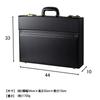 SiNCERO Pilotenkoffer, Flight Case, Aktentasche, Business-Tasche, Herren-Aktentasche, Hergestellt in Japan, Von oben zu öffnen (A3-Größe, Schlank, 10 cm Tiefe (wr-1178))