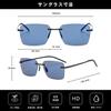 Puklar Sunglasses Frameless Design Nylon Polarized Lenses Alloy Frame Can be Combined with Optical Frames Comes with a Special Case and Test Card