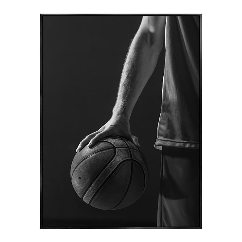 Modern Basketball Player Sneakers Poster Black White Decorative Paintings Canvas Wall Art Photos Pictures Living Room Home Decor
