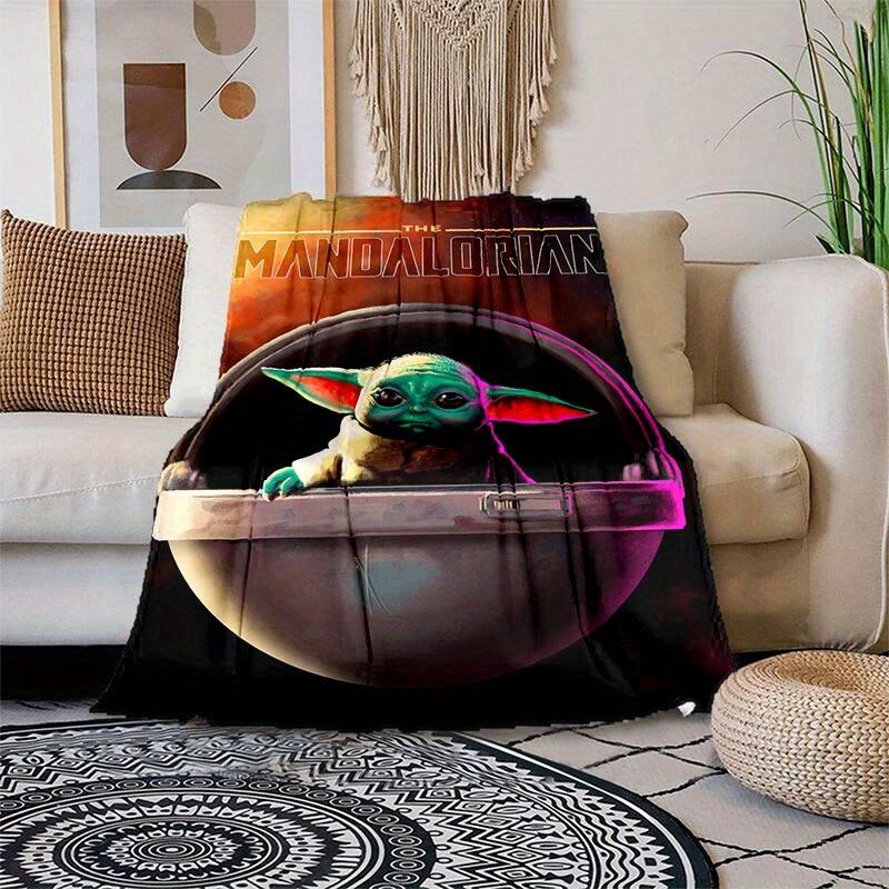 1pc Star Wars Printing Blanket - Soft, All-Season Throw for Office Blanket, Personalized Gift with Adorable Cartoon Design