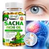 CÁPSULAS DE ÓLEO DE SACHA INCHI l 500 mg l Suporta a saúde das articulações, o crescimento ósseo e o clareamento do tom da pele l Fórmula sem OGM e sem glúten