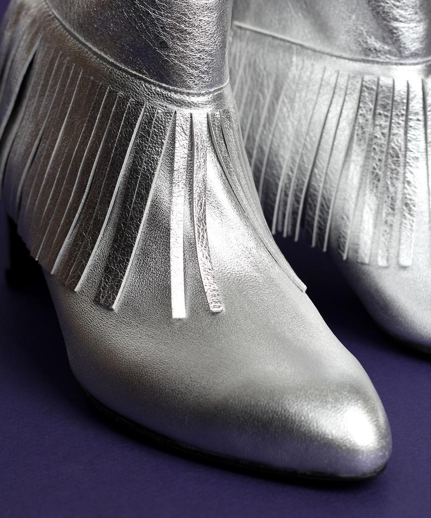 Pleiades Violetta Ankle Boots - Silver