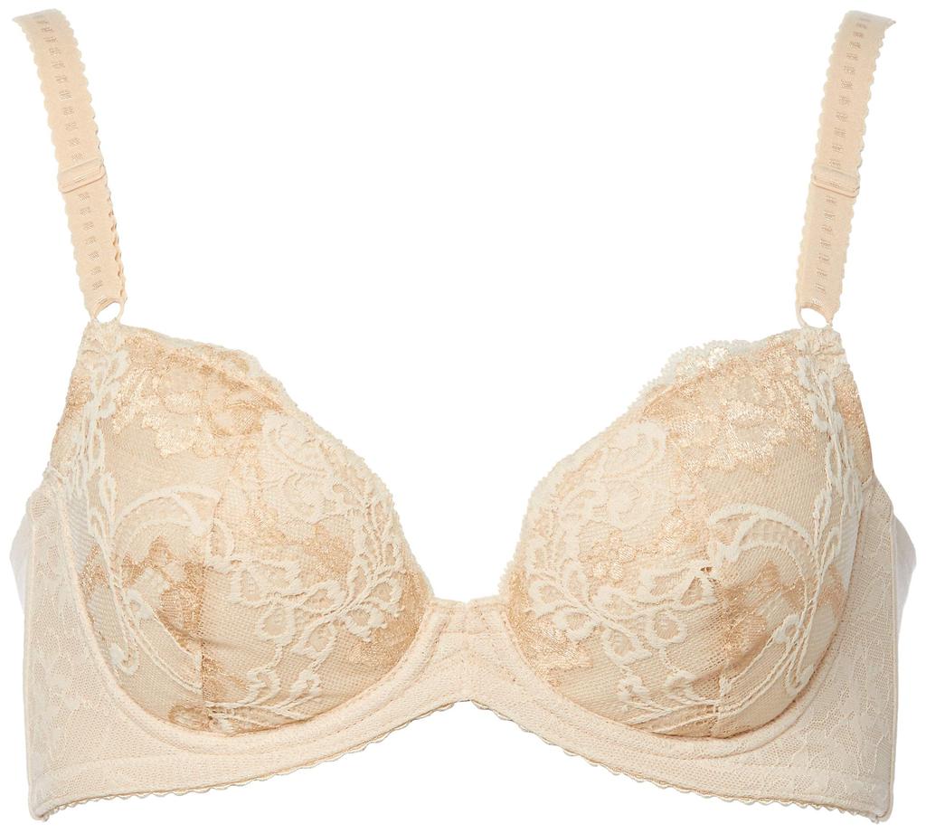 BE for a Sleek and Smooth Silhouette Wing/Wacoal Bra, 3/4 Cup, KB2506, Women's, C75,
