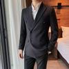 2024 Trendy Korean-Style Men's Loose Suit Jacket - Handsome, Casual, All-Match, Perfect for Spring & Autumn