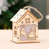 Glowing Wooden Christmas House Decorations: Snow House, Tree Ornaments, DIY Gifts, Window Displays