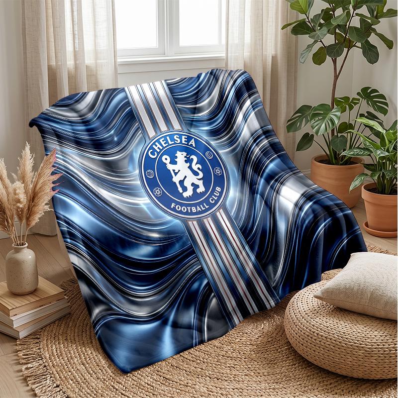Chelsea FC Themen-Decke Weiche Flanell-Decke Plüsch-Überwurf Gemütliche Sofa-Bett-Decke für Wohnkultur