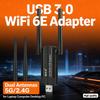Wireless USB Network Adapters with Dual Antennas USB Wi-Fi Dongle Wireless Network Card 5G/2.4G for Laptop Computer Desktop PC