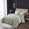 Washable Quilted Cotton Bedspread 3-Piece Set with Cotton-Filled Design