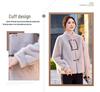 Mother's Mid-Length Faux Mink Fur Coat for Autumn and Winter Weddings