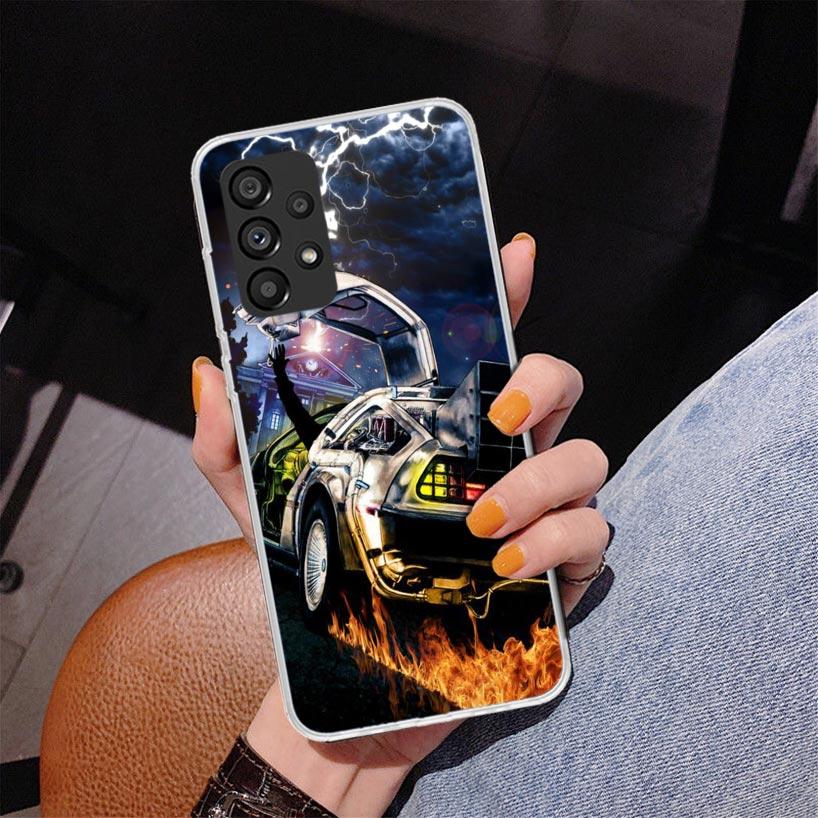 Back To The Future Time Machine Phone Case For Samsung Galaxy A17 A16 A15 A14 A13 A57 A56 A55 A54 A53 A37 A36 A35 A34 A33 A26 A2