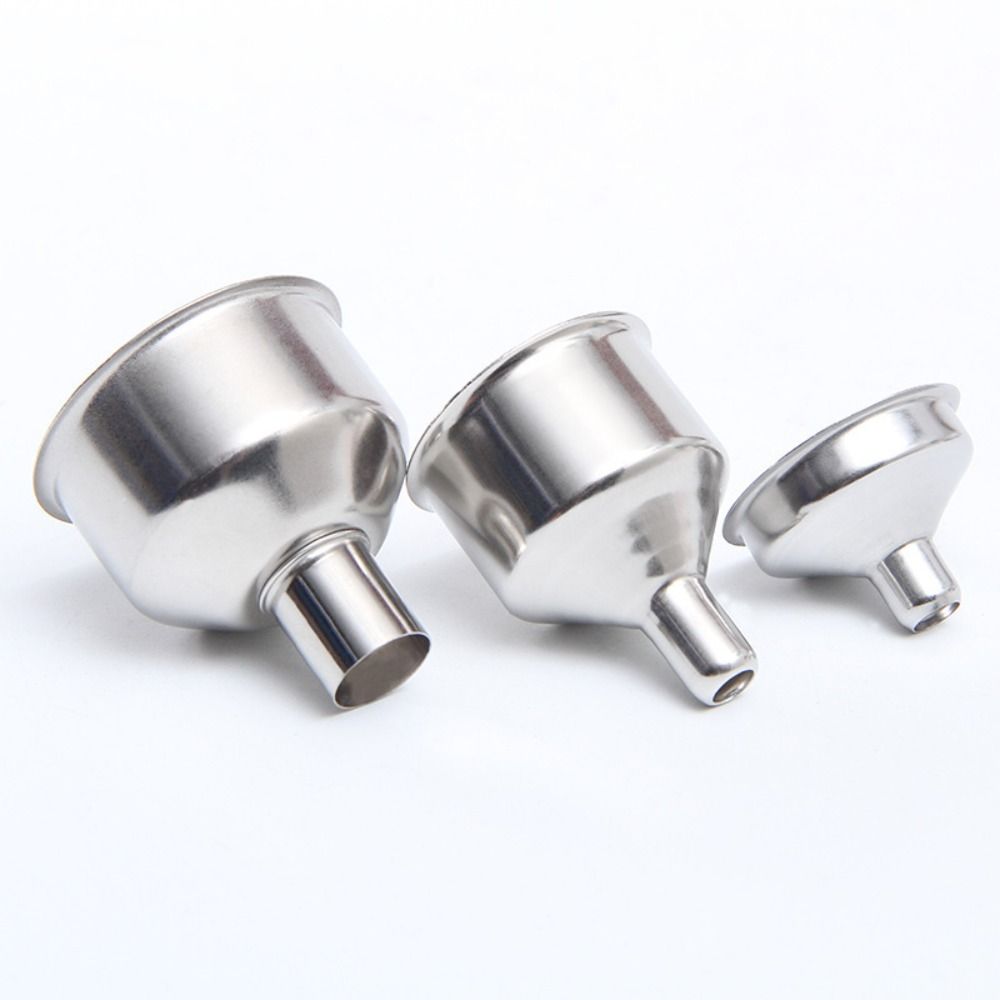 S/M/L Stainless Steel Funnel Small Mouth Mini Kitchen Liquid Dump Tool  Transferring Liquids