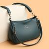 Large Capacity Genuine Leather Texture Women's Bag, Single Shoulder Bag, Multi-layer Material Crossbody Bag for Women