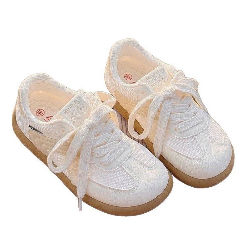 Student Fashion Trend Women's Summer New Lace-up Mesh Sneakers Versatile Casual White Shoes