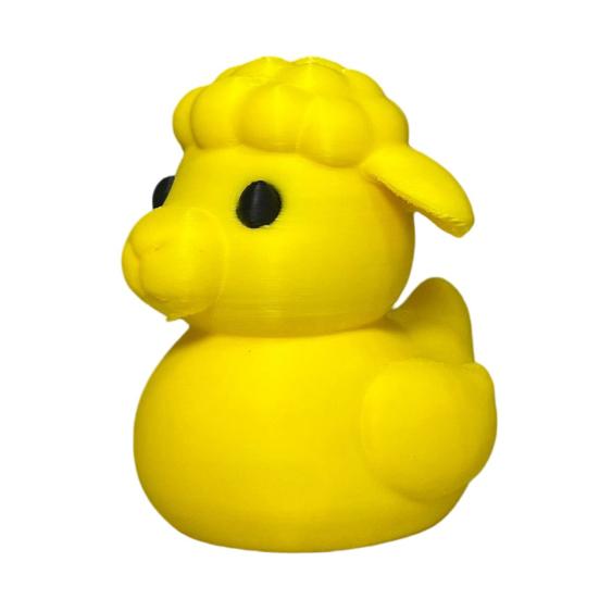 3D Printed Duck Figurine, Funny Cat/Dog/Lamb Duck Statue, Cute Animal Desktop Ornament for Office, Home Decor, Car Dashboard Accessory