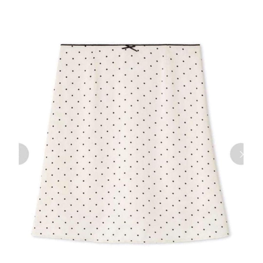lily brown satin midi narrow skirt polka dots size 0