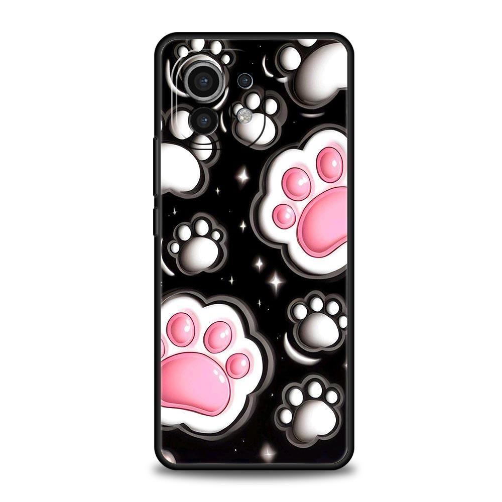 Og Paw Print Aesthetics Phone Case Cover for Xiaomi Mi 17 15 14 13 12 11 Ultra 15T 14T 13T 12T 11T Pro Lite 5G Soft TPU Shell