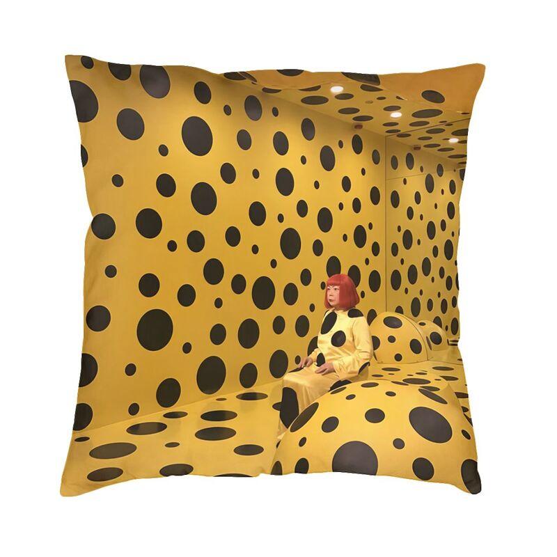

Yayoi Kusama Art Luxury Throw Pillow Cover Home Decor Funny Polka Pop Car Cushion Case