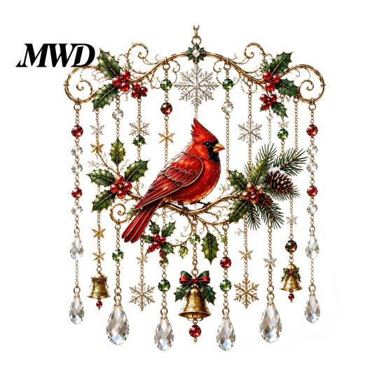Calming Home Decor for Living Room Christmas Wind Chime, Acrylic Sun Catcher Outdoor Garden Patio Decorative Wall Art Bedroom Decor, Hanging Yard with