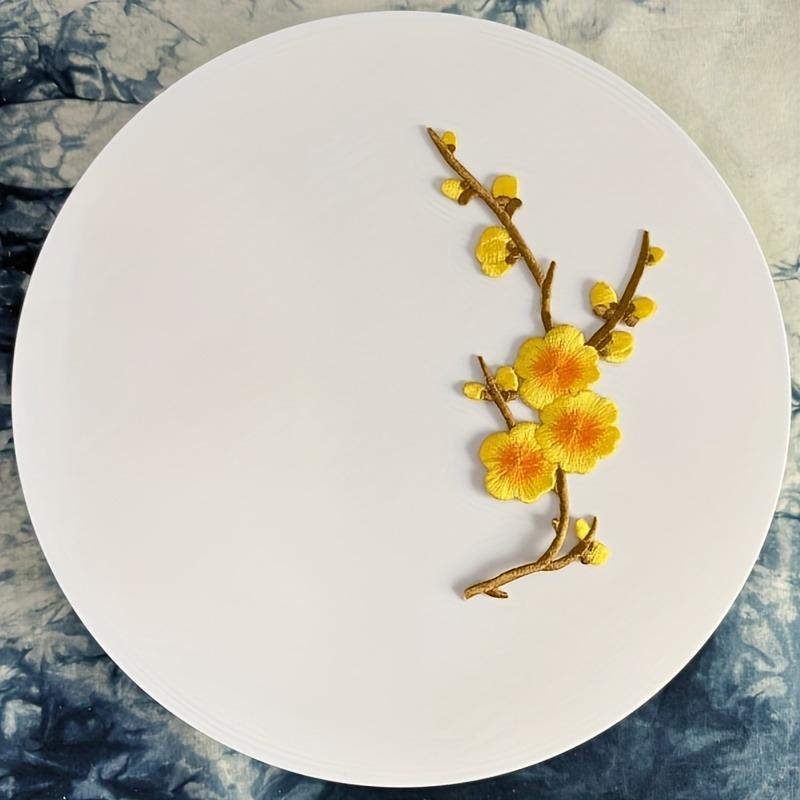 Knitted Small Flower Embroidery Fresh Cloth Stickers Clothing Accessories Luggage Patches Cloth Stickers