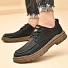 Mens Casual Shoes Leather Men Formal Business Leather Shoes High Quality Male Casual Shoes Lace Up Shoes Oxfords Flats