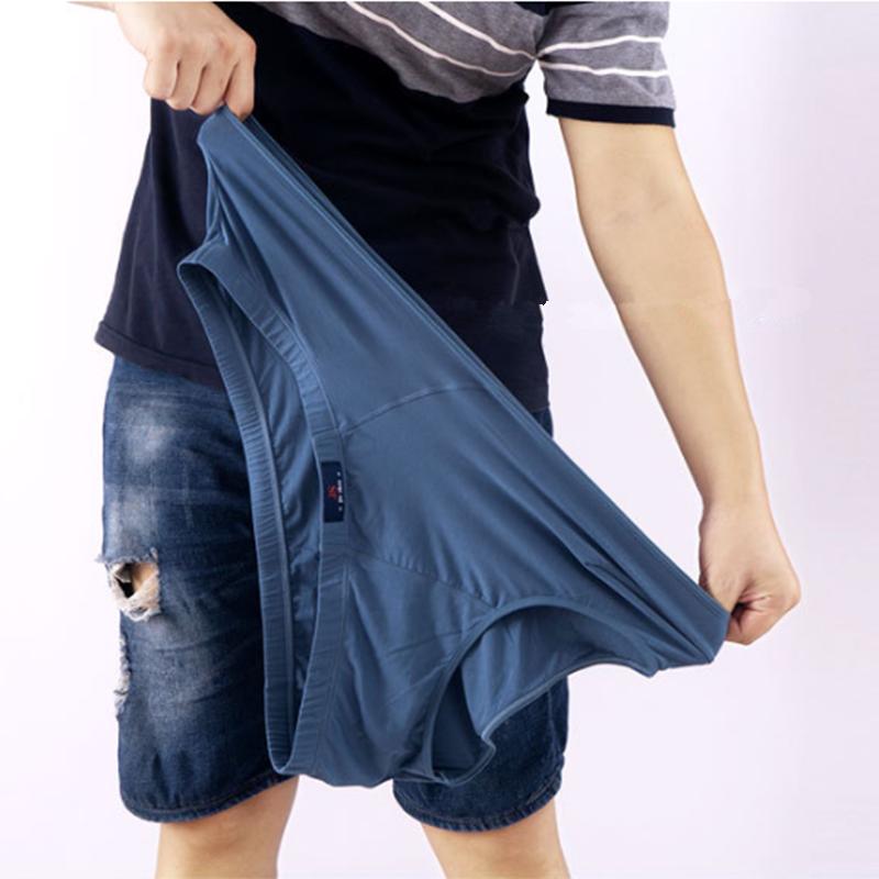 3 Pcs XL 2XL 3XL 4XL 5XL 6XL 7XL 8XL Men Big Size Underwear Comfortable Panties Men's Bottom Undies High-waisted Briefs