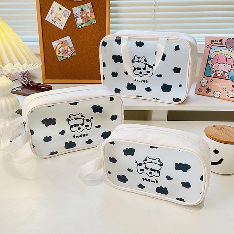 Transparent Necessary Cosmetic Bag Transparent Travel Organizer Fashion Small Medium Large Toiletry Bags Makeup Pouch Storage