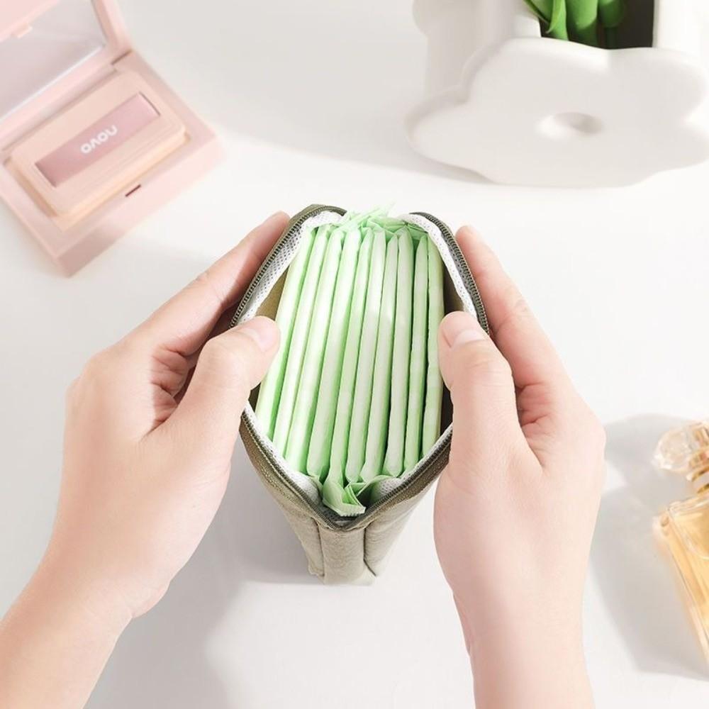 Portable Sanitary Pads Bag Large Capacity Earphones Data Cable Storage Coin Purse Multi Function Waterproof Makeup Bags
