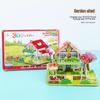 3D Stereo DIY Paper Puzzle - Handmade Small House Toy for Children Aged 3-6.