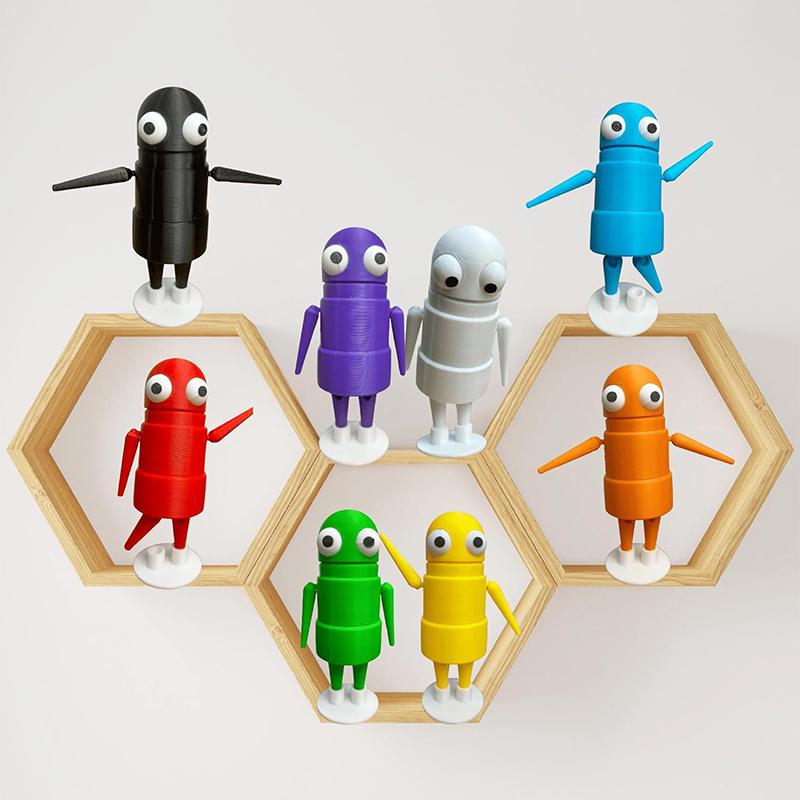 3D Printed R.E.P.O. Robot Colorful Monsters Horror Games Anime Figure REPO Gaming Peripherals Doll Figure Ornament Gift