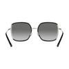 Coach [Available Prescriptions] Gradient Logo Comfortable Sunshade Frame Gold Irregular Sunglasses Women's Style
