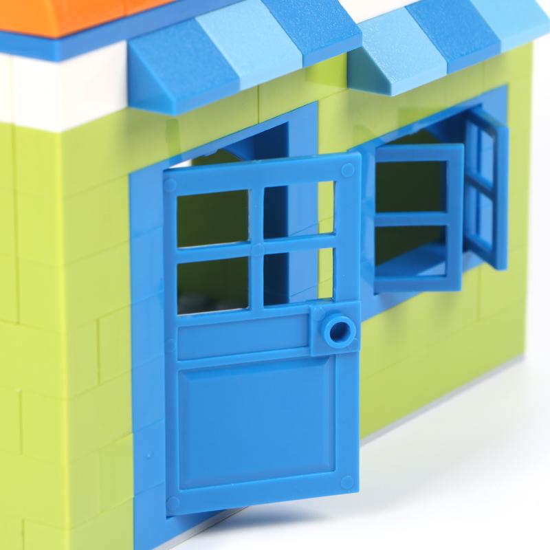 102pcs Door & Window Brick DIY House Building Blocks  Bricks Toys City Architect For Child Educational compatible with Lego