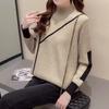 Semi-turtleneck Sweater Women's Autumn and Winter Thickened Design Sense Women's Knitted Sweater Winter Velvet Versatile Loose Bottoming Top