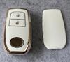 Kinotaka Toyota Dedikerad Design TPU 2-knapps Smartnyckelfodral för Yaris Cross Prius