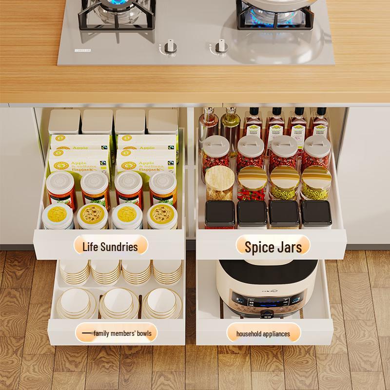 Chuna Kitchen Cabinet Pull-Out Storage Basket