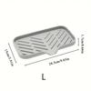 Non-Slip Silicone Draining Mat Splash Proof Sink Pad Tray Soap Dispenser Sponge Drain Pad Kitchen Organizer Tray Faucet Mats