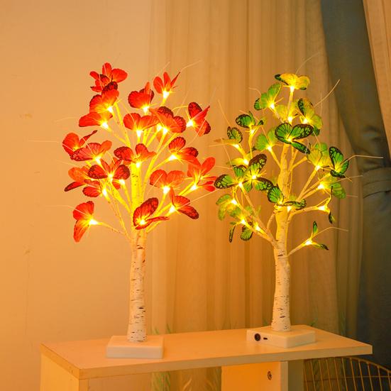 Tabletop Bonsai Tree Lights Butterfly Tree Lamp  LED Decorative Fairy Lights Warm Ambiance Lighting for Home Parties