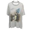Selec-t Tee Jays 90s Made In USA Old Cat Bird Print Short Sleeve T-shirt Women Used