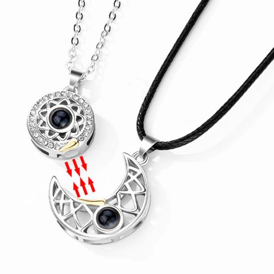 Coliere simple pentru cuplu Accesoriu cu lanț Coliere delicate pentru cuplu