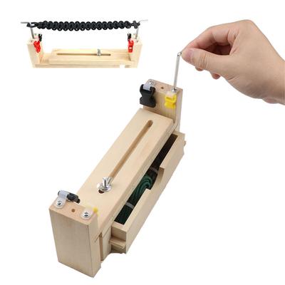 Handmade Paracord Bracelet Maker Wood Frame Set for Family Crafting Activities Handchain Knitting Tool Wristband Maker