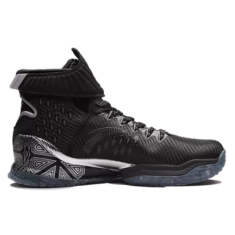 New ANTA KT3 Basketball Shoes Men's High Top Black/Silver 11811102-11