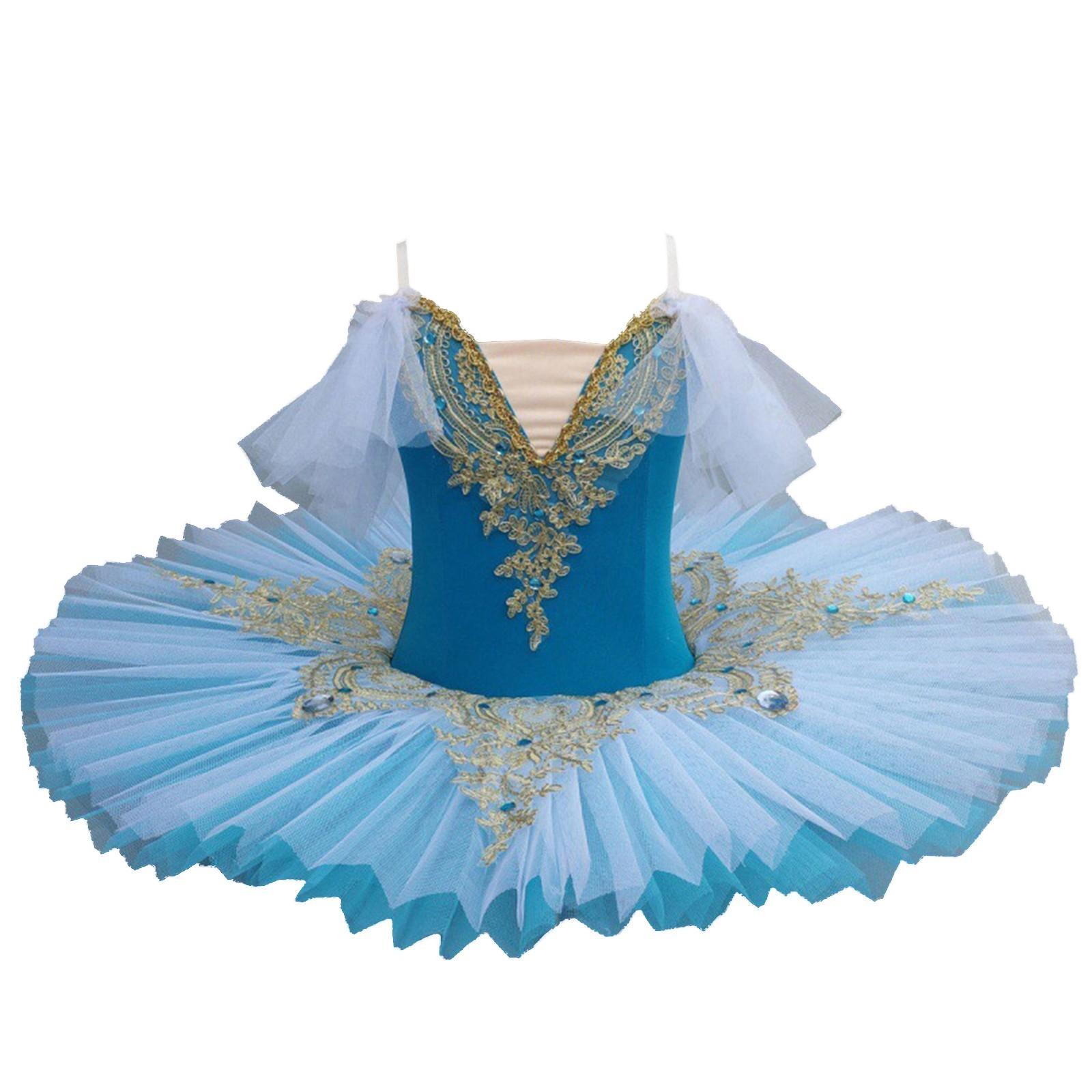 

Детское платье, платье принцессы, балетное платье, платье для танцевального выступления 90 небесно-голубой