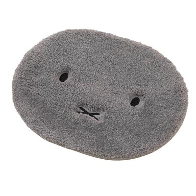 Senko Miffy Flauschige Gesichts-Akzentmatte, ca.. 40 x 50 cm, Grau, 53270