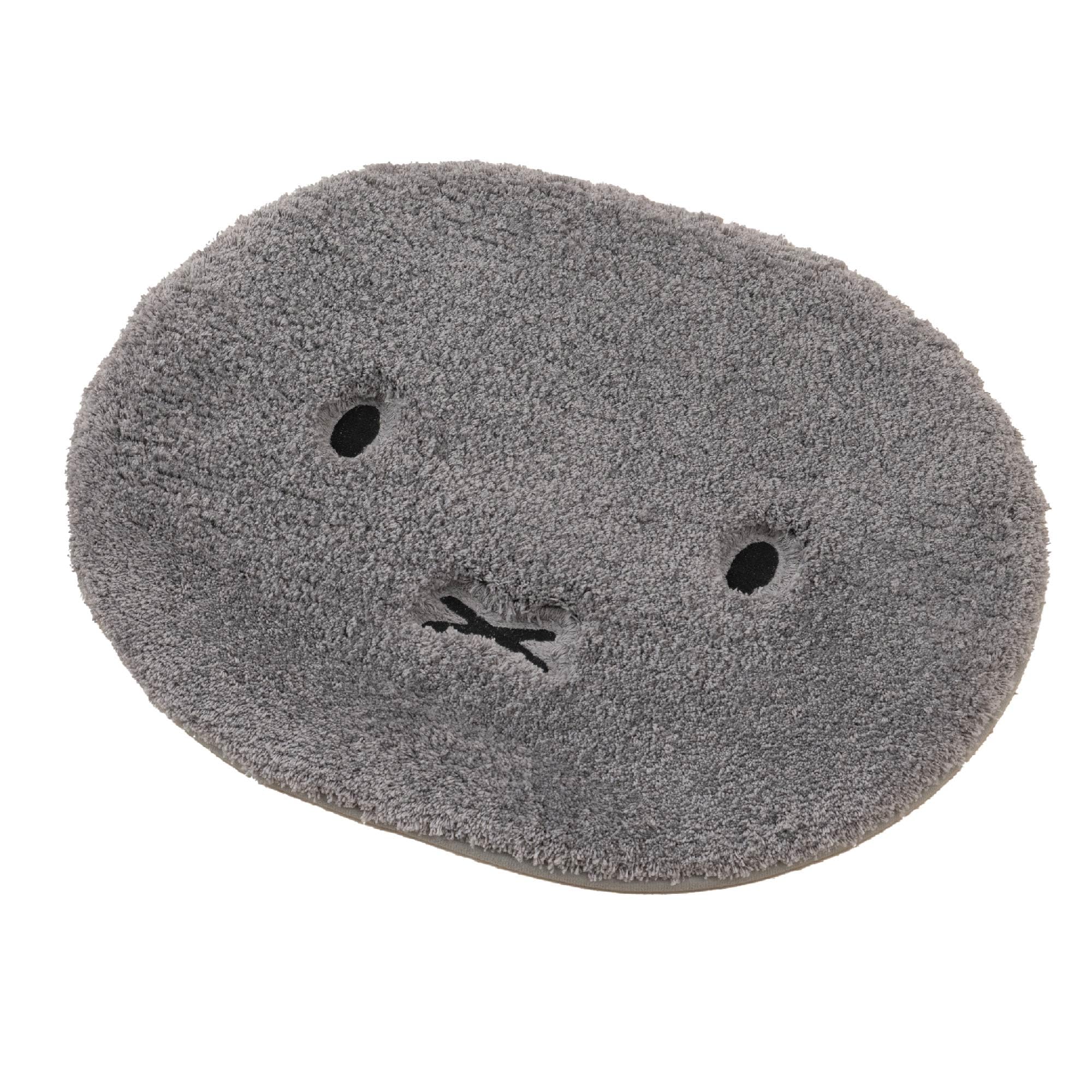 

Senko Miffy Fluffy Face Accent Mat, Approx. 40 x 50 cm, Gray, 53270