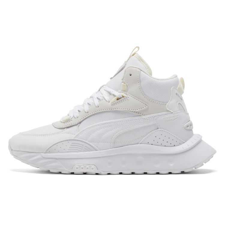 Puma Wild Rider Mid Unisex White 382003-02 EU 37