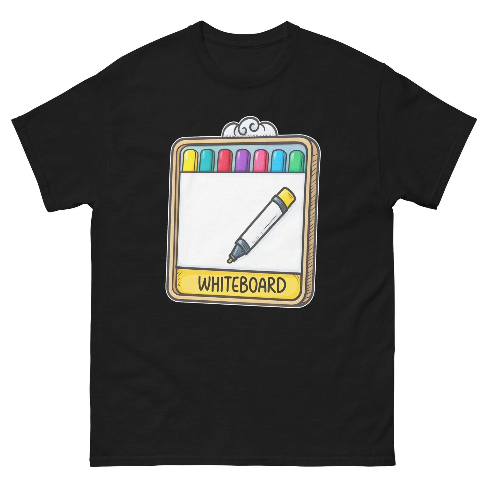 Whiteboard School Classroom Object Office Teacher T-Shirt M