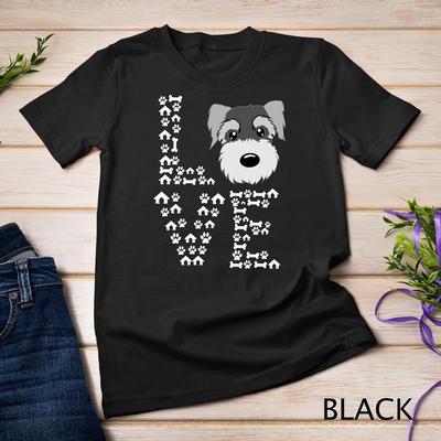 Lustiges Zwergschnauzer Zwergschnauzer Liebhaber Unisex T-Shirt