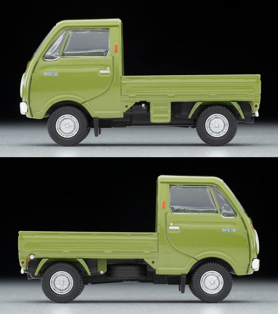 Tomica Limited Vintage 164 LV-198a Mazda Porter Cab Three-way Open Green with Figure Completed Product 314936